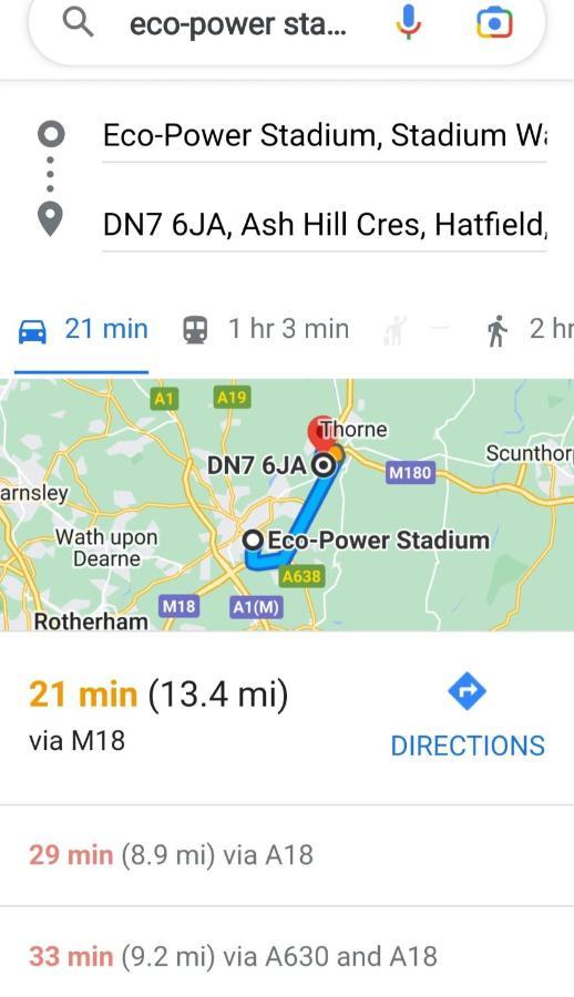 Hilltop Place Suites Near Doncaster Racecourse 외부 사진